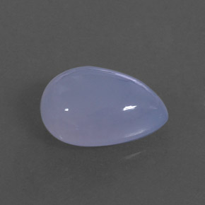 Calcédoine bleue naturelle transparent, 4,92 ct, transparent / translucide