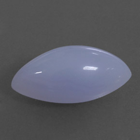 Calcédoine bleue naturelle transparent, 3,15 ct, transparent / translucide