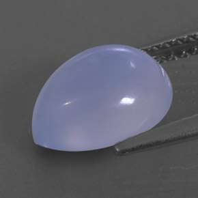 Calcédoine bleue naturelle transparent, 2,75 ct, transparent / translucide