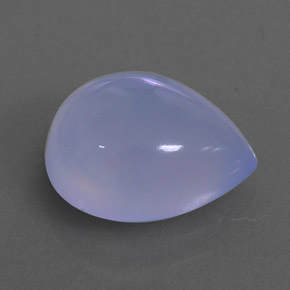 Calcédoine bleue naturelle transparent, 3,53 ct, transparent / translucide