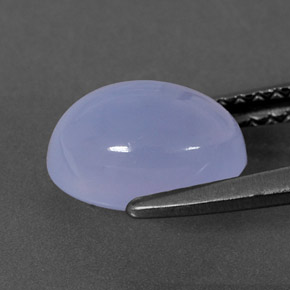 Calcédoine bleue naturelle transparent, 2,27 ct, transparent / translucide