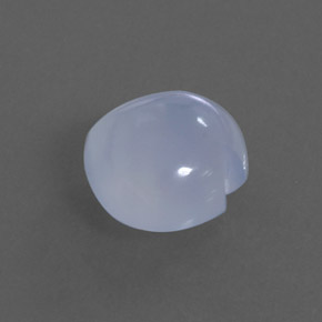 Calcédoine bleue naturelle transparent, 4,95 ct, transparent / translucide