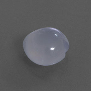 Calcédoine Bleu lavande naturelle Transparent, 4.81 ct, Transparent / Translucide