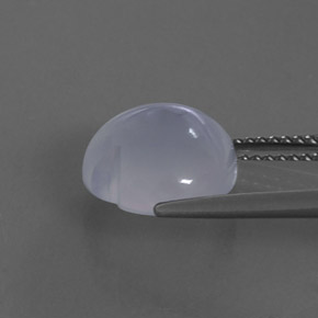 Calcédoine Bleu lavande naturelle Transparent, 4.81 ct, Transparent / Translucide