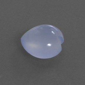 Calcédoine bleue naturelle transparent, 4,16 ct, transparent / translucide