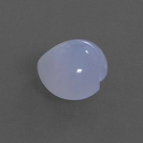Calcédoine bleue naturelle transparent, 4,52 ct, transparent / translucide