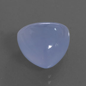 Calcédoine bleue naturelle transparent, 9,54 ct, transparent / translucide
