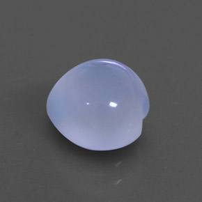 Calcédoine bleue naturelle transparent, 2,25 ct, transparent / translucide