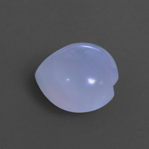 Calcédoine bleue naturelle transparent, 4,77 ct, transparent / translucide