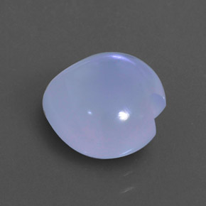 Calcédoine violet naturelle transparent, 4,12 ct, transparent / translucide
