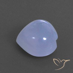 Calcédoine violet naturelle transparent, 3,79 ct, transparent / translucide