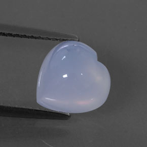 Calcédoine bleue naturelle transparent, 2,88 ct, transparent / translucide