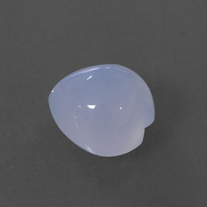 Calcédoine bleue naturelle transparent, 2,88 ct, transparent / translucide