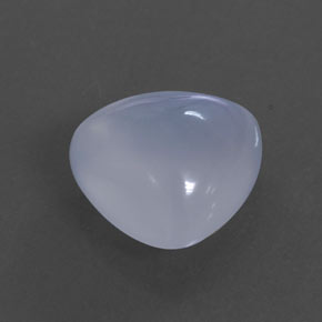 Calcédoine bleue naturelle transparent, 3,44 ct, transparent / translucide