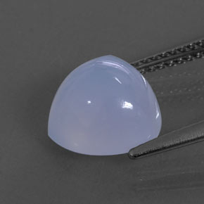Calcédoine bleue naturelle transparent, 3,86 ct, transparent / translucide