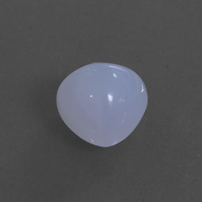 Calcédoine bleue naturelle transparent, 2,25 ct, transparent / translucide
