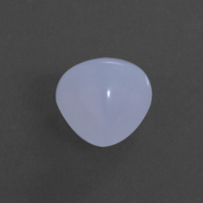 Calcédoine bleue naturelle transparent, 2,15 ct, transparent / translucide