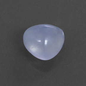 Calcédoine bleue naturelle transparent, 1,74 ct, transparent / translucide