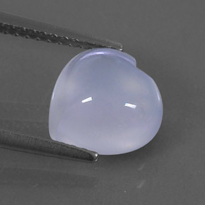 Calcédoine bleue naturelle transparent, 2,27 ct, transparent / translucide