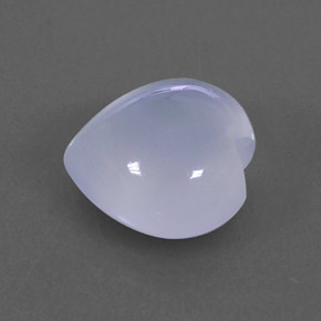 Calcédoine bleue naturelle transparent, 2,27 ct, transparent / translucide