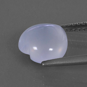 Calcédoine bleue naturelle transparent, 2,27 ct, transparent / translucide