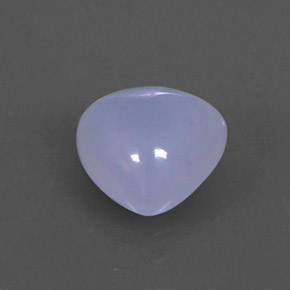 Calcédoine bleue naturelle transparent, 1,69 ct, transparent / translucide