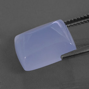 Calcédoine bleue naturelle transparent, 8,83 ct, transparent / translucide