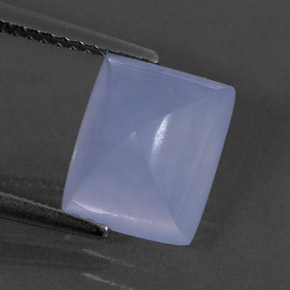 Calcédoine bleue naturelle transparent, 3,20 ct, transparent / translucide