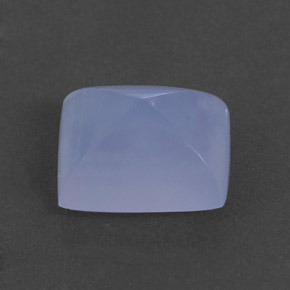 Calcédoine bleue naturelle transparent, 3,20 ct, transparent / translucide