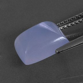 Calcédoine bleue naturelle transparent, 3,20 ct, transparent / translucide