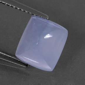 Calcédoine bleue naturelle transparent, 2,93 ct, transparent / translucide