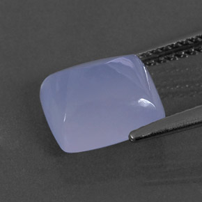 Calcédoine bleue naturelle transparent, 2,93 ct, transparent / translucide
