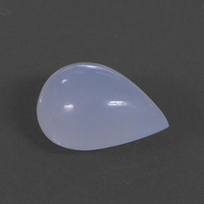 Calcédoine bleue naturelle transparent, 5,59 ct, transparent / translucide