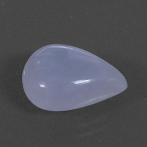 Calcédoine bleue naturelle transparent, 4,72 ct, transparent / translucide