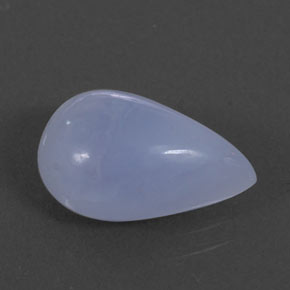 Calcédoine bleue naturelle transparent, 4,73 ct, transparent / translucide
