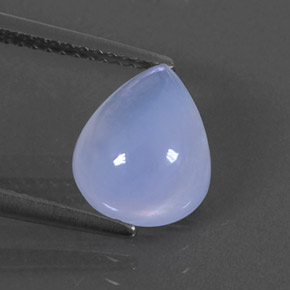 Calcédoine bleue naturelle transparent, 2,58 ct, transparent / translucide