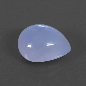 Calcédoine bleue naturelle transparent, 2,58 ct, transparent / translucide