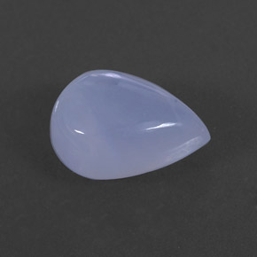 Calcédoine bleue naturelle transparent, 4,53 ct, transparent / translucide