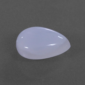 Calcédoine bleue naturelle transparent, 1,94 ct, transparent / translucide