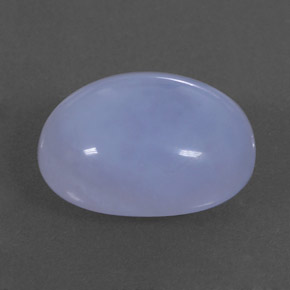 Calcédoine bleue naturelle transparent, 10,59 ct, transparent / translucide