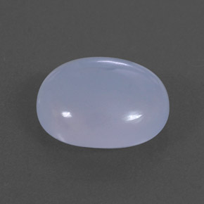 Calcédoine bleue naturelle transparent, 4,62 ct, transparent / translucide