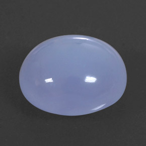 Calcédoine bleue naturelle transparent, 8,91 ct, transparent / translucide