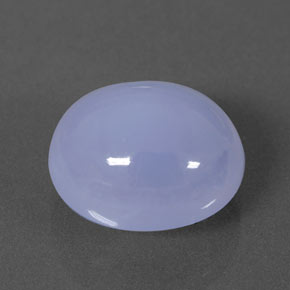 Calcédoine bleue naturelle transparent, 5,59 ct, transparent / translucide