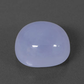 Calcédoine bleue naturelle transparent, 5,69 ct, transparent / translucide