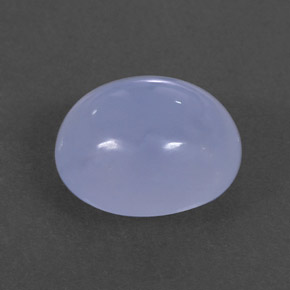 Calcédoine bleue naturelle transparent, 4,57 ct, transparent / translucide