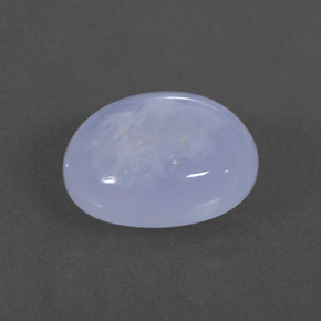 Calcédoine bleue naturelle transparent, 3,52 ct, transparent / translucide
