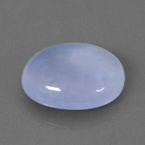 Calcédoine bleue naturelle transparent, 2,82 ct, transparent / translucide
