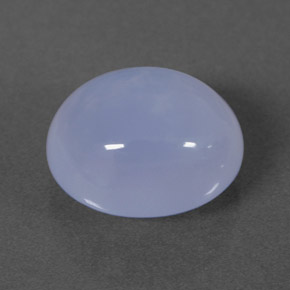 Calcédoine bleue naturelle transparent, 4,04 ct, transparent / translucide