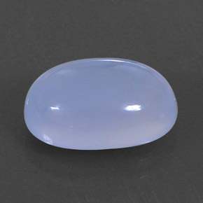 Calcédoine bleue naturelle transparent, 3,98 ct, transparent / translucide