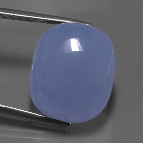 Calcédoine bleue naturelle transparent, 34,70 ct, transparent / translucide